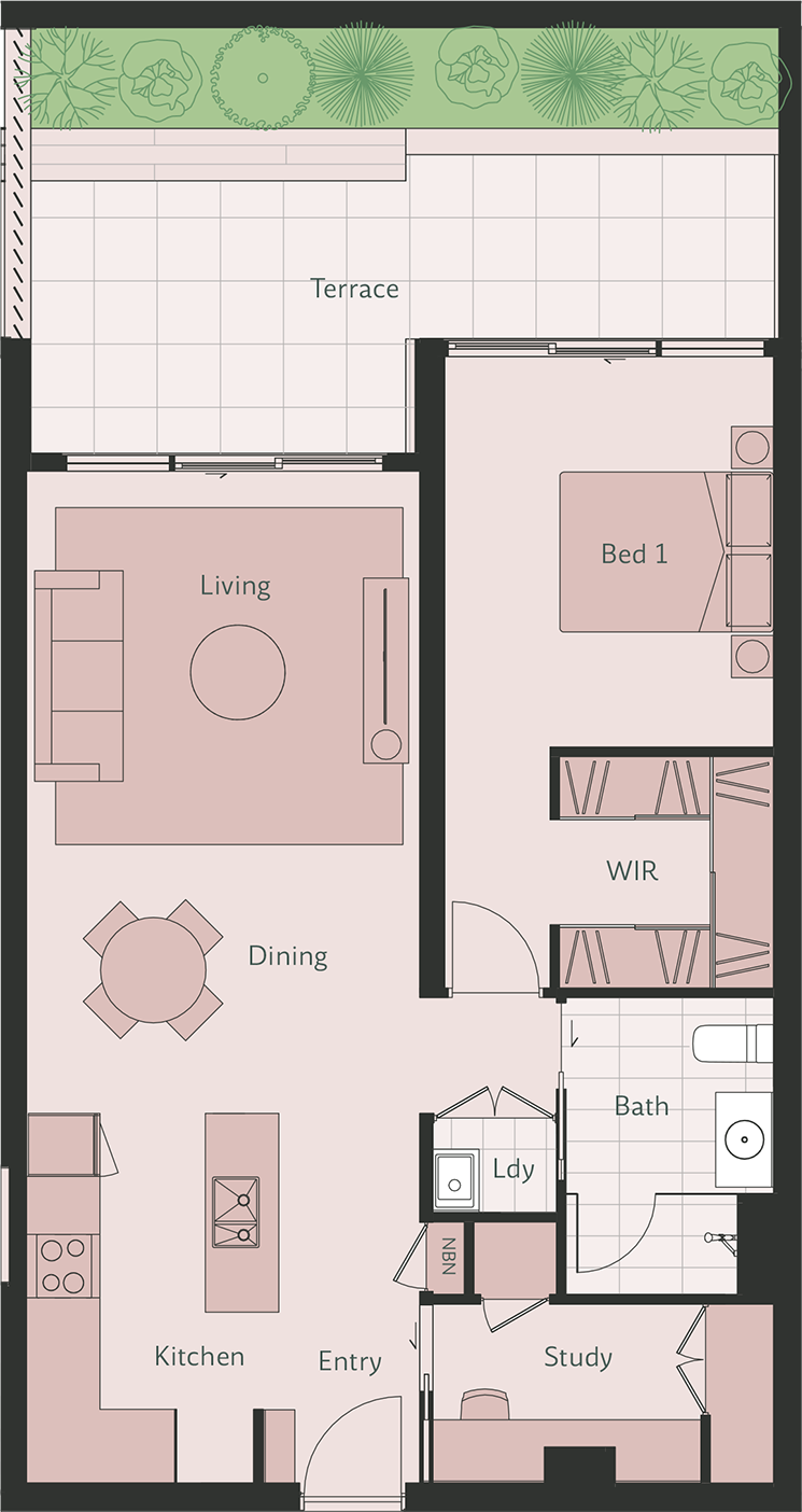 Bloom Nedlands floorplan